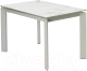 Обеденный стол M-City Corner 120 Gloss / 614M05545 (Golden Jade Solid Ceramic/White) - 