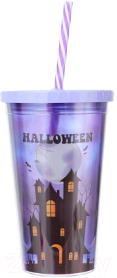 Многоразовый стакан Miniso Halloween Series / 5148 (460мл)