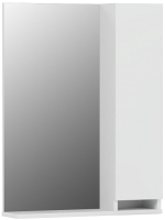 Шкаф с зеркалом для ванной Belux Клермонт В 60 Ш (1, белый глянцевый) - 