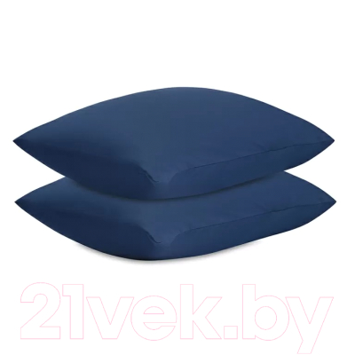 Комплект постельного белья Tkano Essential TK24-DC0002 (темно-синий)