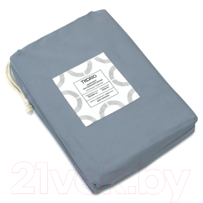 Комплект постельного белья Tkano Essential TK23-DC0003 (джинсово-синий)