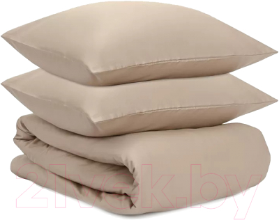 Комплект постельного белья Tkano Essential TK22-DC0012 (светло-коричневый)