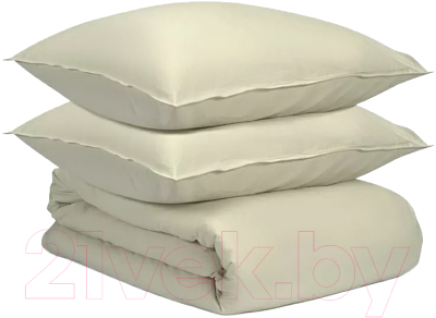 Комплект постельного белья Tkano Essential TK23-DC0006 (серо-бежевый)