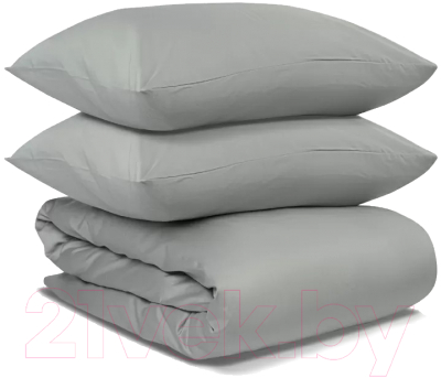 Комплект постельного белья Tkano Essential TK19-DC0008 (светло-серый)