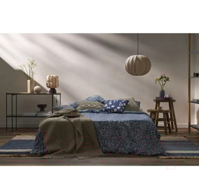 Комплект постельного белья Tkano Scandinavian touch TK23-DC0019 (темно-синий/спелая смородина)