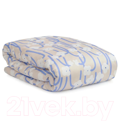Комплект постельного белья Tkano Scandinavian touch TK22-DC0007 (сиреневый/полярный цветок)