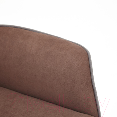 Кресло офисное Tetchair Charm флок (коричневый/коричневый)