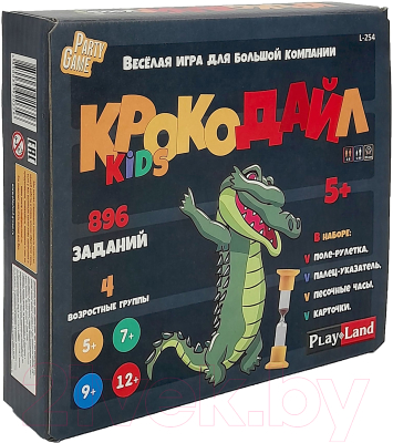 Настольная игра Play Land Крокодайл Kids / L-254