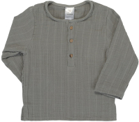 Рубашка для малышей Tkano Essential TK20-KIDS-SHI0006 (12-18M, серый) - 