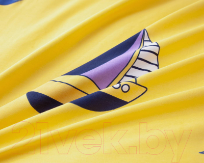 Изображение товара Комплект постельного белья Sofi de Marko Кораблики / Дет-783 (желтый)