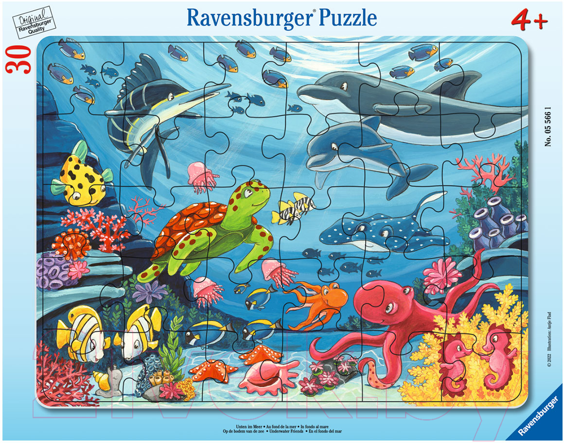 Пазл Ravensburger Подводный мир / 5566