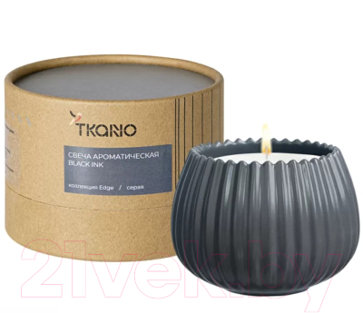 Свеча Tkano Edge Black Ink TK23-ARO0031 (серый)