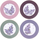 Набор тарелок Lefard Lilac / 760-811 (4шт) - 