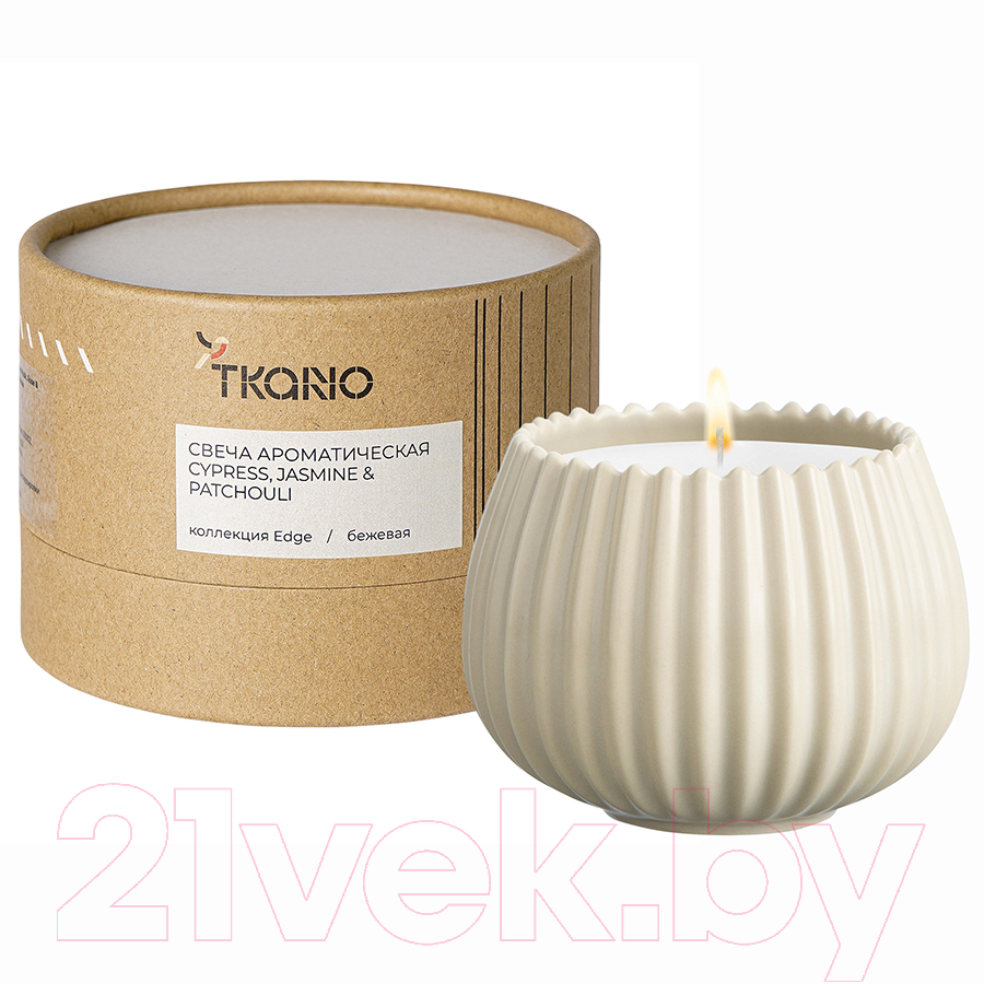 Свеча Tkano Edge Cypress, Jasmine & Patchouli TK23-ARO0021