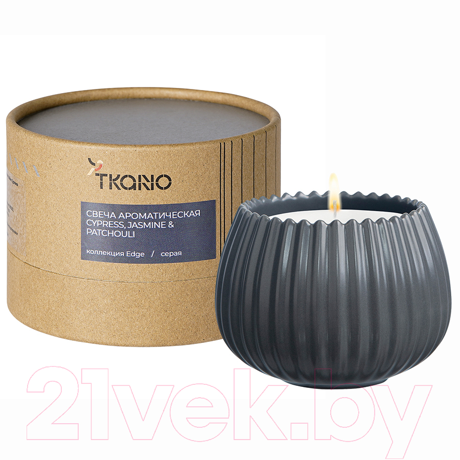 Свеча Tkano Edge Cypress, Jasmine & Patchouli TK23-ARO0033