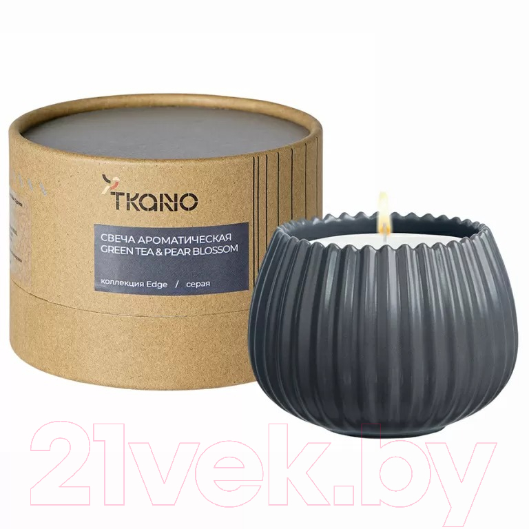 Свеча Tkano Edge Green tea & Pear blossom TK23-ARO0026