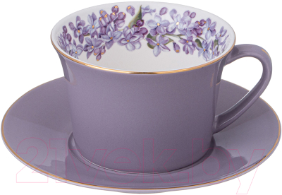 Чашка с блюдцем Lefard Lilac / 760-803
