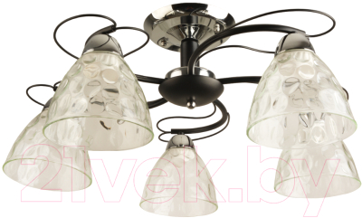Потолочный светильник Mirastyle BL-7760/5 CR+BK
