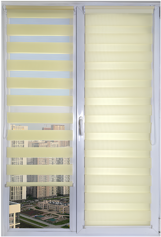 Рулонная штора АС МАРТ Мидлайт 85x150 (cлоновая кость)