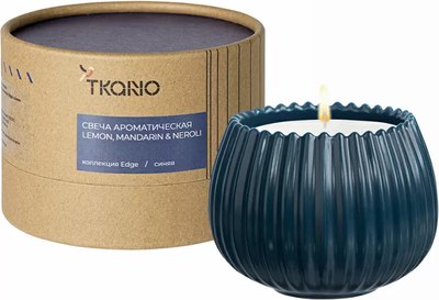 Свеча Tkano Edge Lemon, Mandarin & Neroli TK23-ARO0003 (синий)