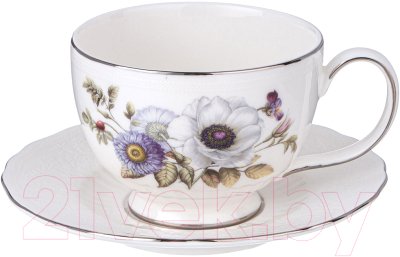 Чашка с блюдцем Lefard Bouquet / 590-600
