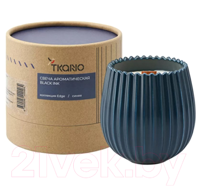Свеча Tkano Edge Black Ink TK23-ARO0043 (синий)