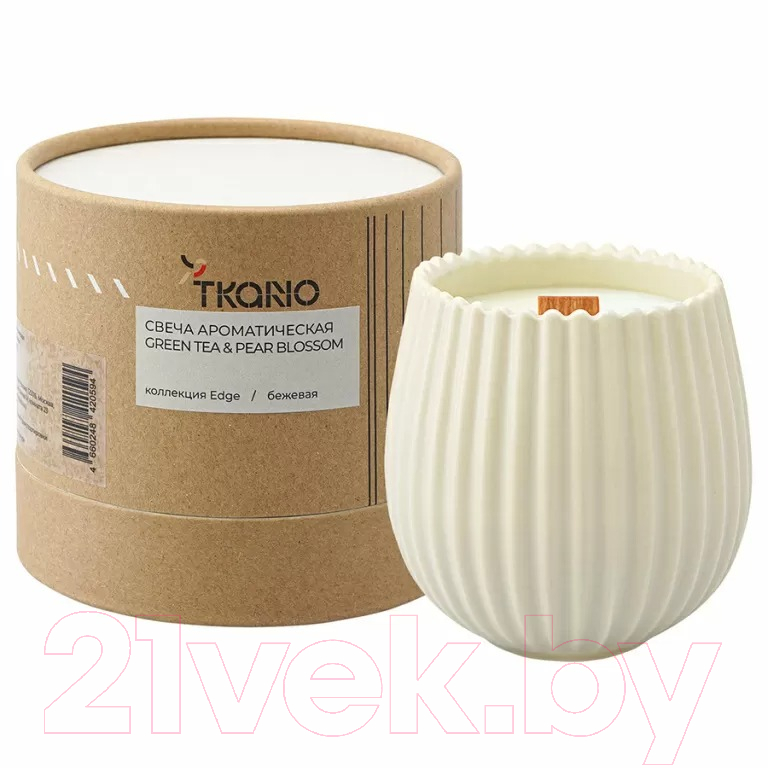 Свеча Tkano Edge Green tea & Pear blossom TK23-ARO0050