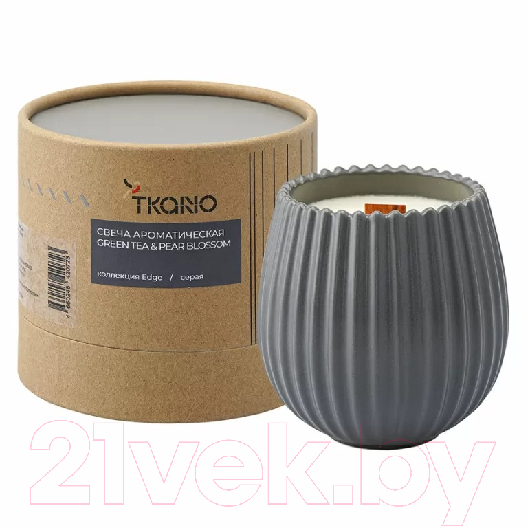 Свеча Tkano Edge Green tea & Pear blossom TK23-ARO0062