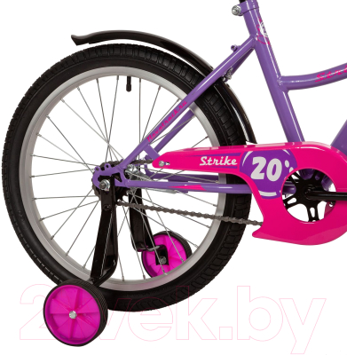 Детский велосипед Novatrack 20 Strike 203STRIKE.VL22- (фиолетовый)