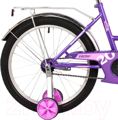 Детский велосипед Novatrack 20 Vector 203VECTOR.LC22- (фиолетовый)