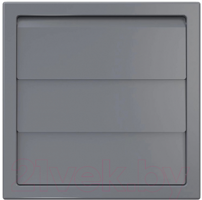 Решетка вентиляционная ERA 1515К10Ф с выходом (серый)