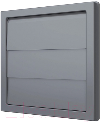 Изображение товара Решетка вентиляционная ERA 1515К12.5Ф с жалюзи (серый)