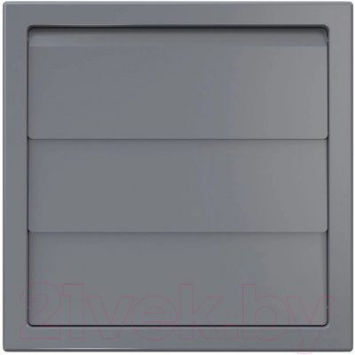 Решетка вентиляционная ERA 1515К12.5Ф с жалюзи (серый)