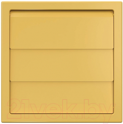 Изображение товара Решетка вентиляционная ERA 1515К12.5Ф с жалюзи (бежевый)