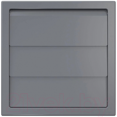 Решетка вентиляционная ERA 1919К15.16Ф с жалюзи (серый)