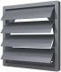 Миниатюра изображения товара Решетка вентиляционная ERA 2424К20Ф с жалюзи (серый)