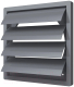 Миниатюра изображения товара Решетка вентиляционная ERA 3636К31.5Ф с жалюзи (серый)