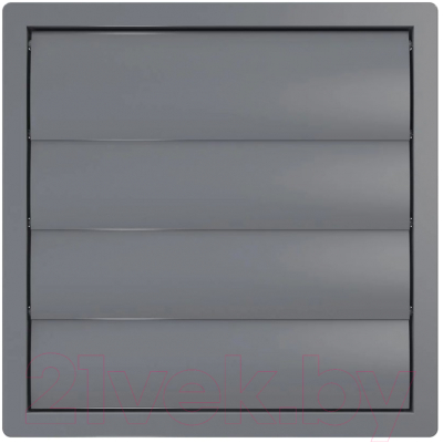 Решетка вентиляционная ERA 4141К35.5Ф с жалюзи (серый)