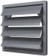 Миниатюра изображения товара Решетка вентиляционная ERA 4646К40Ф с жалюзи (серый)