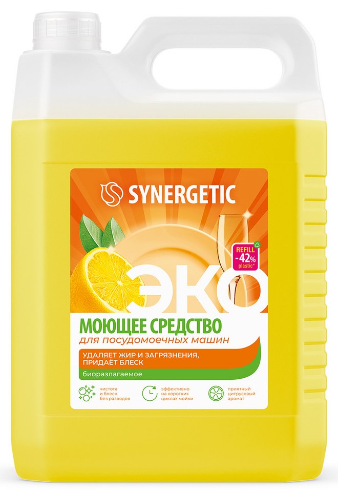 Гель для посудомоечных машин Synergetic Pro