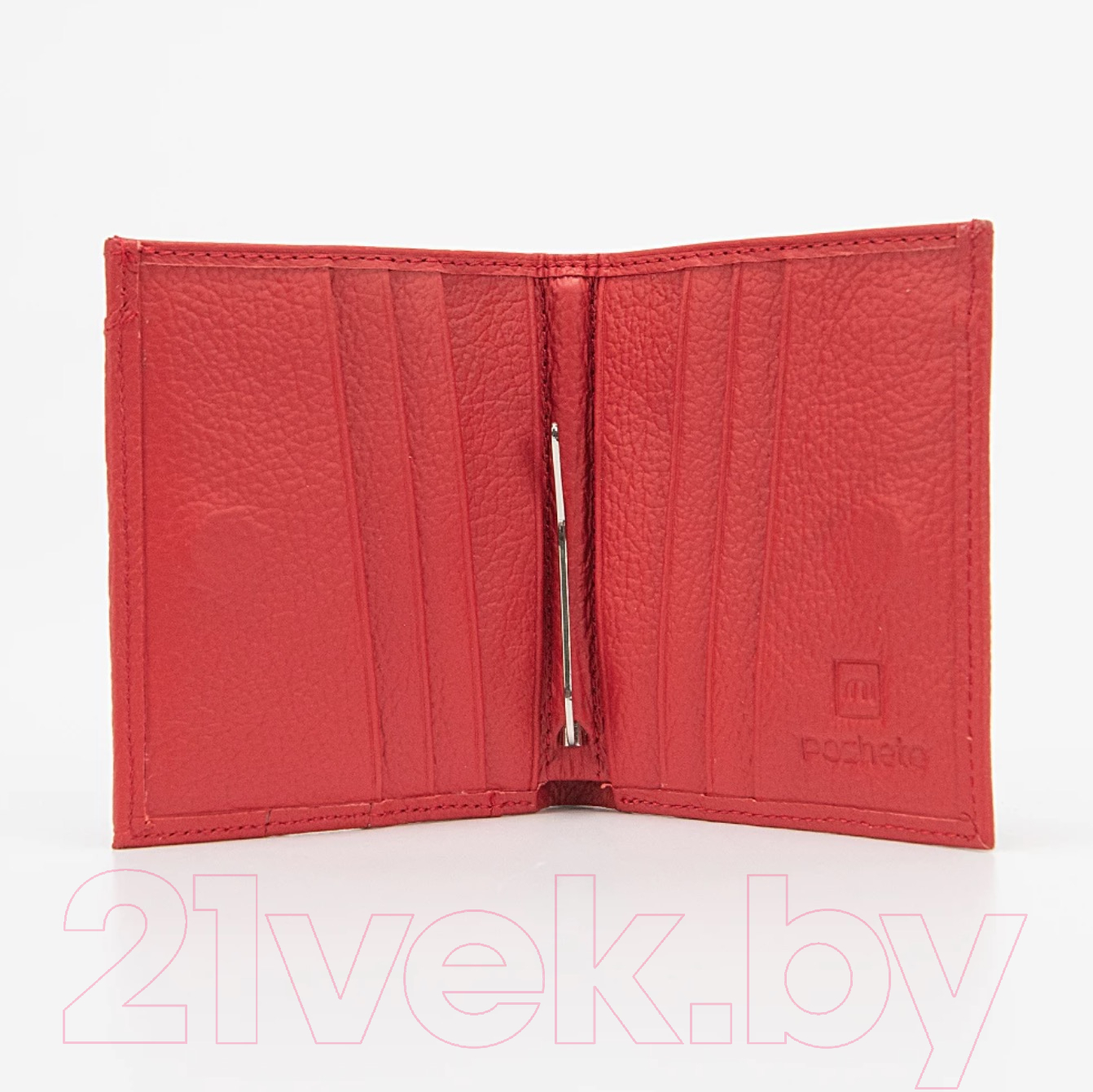 Зажим для денег Poshete 827-YH-202309-RED