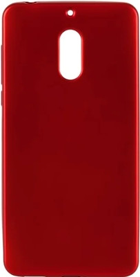 Чехол-накладка Case Deep Matte для Nokia 6 TPU (матовый красный, фирменная упаковка) -