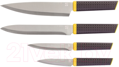 Набор ножей Smart Solutions Acros SS0000111 (4шт, с подвесным блоком)