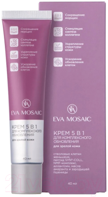 Крем для лица Eva Mosaic Для комплексного обновления зрелой кожи 5в1 (40мл)