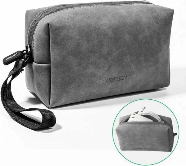 Сумка для аксессуаров Ugreen Electronics Accessories Storage Bag with Lanyard LP285 / 80520 (серый)