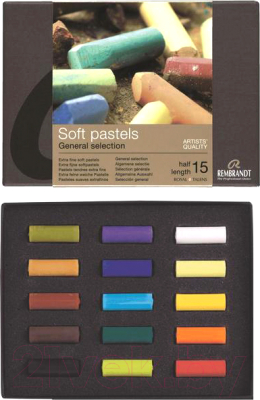 Набор сухой пастели Rembrandt Half Pastel / 31823108 (15цв)
