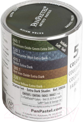 Изображение товара Набор сухой пастели PanPastel Extra Dark / CF-PP30056 (5цв)