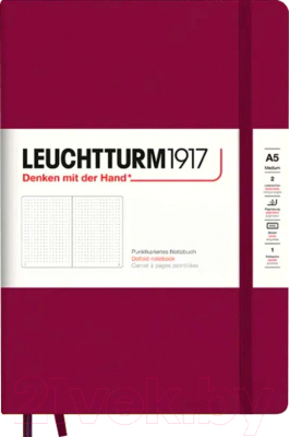 Блокнот Leuchtturm 1917 Classic 359695 (красный портвейн)