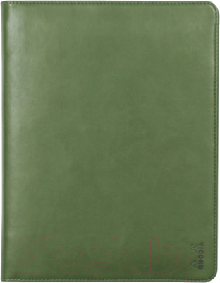 Папка деловая Rhodia Rhodiarama / 168102C (серо-зеленый)