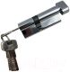 Цилиндровый механизм замка DWF Profi 80мм 5 ключей ключ/ручка 35x45 (хром) - 